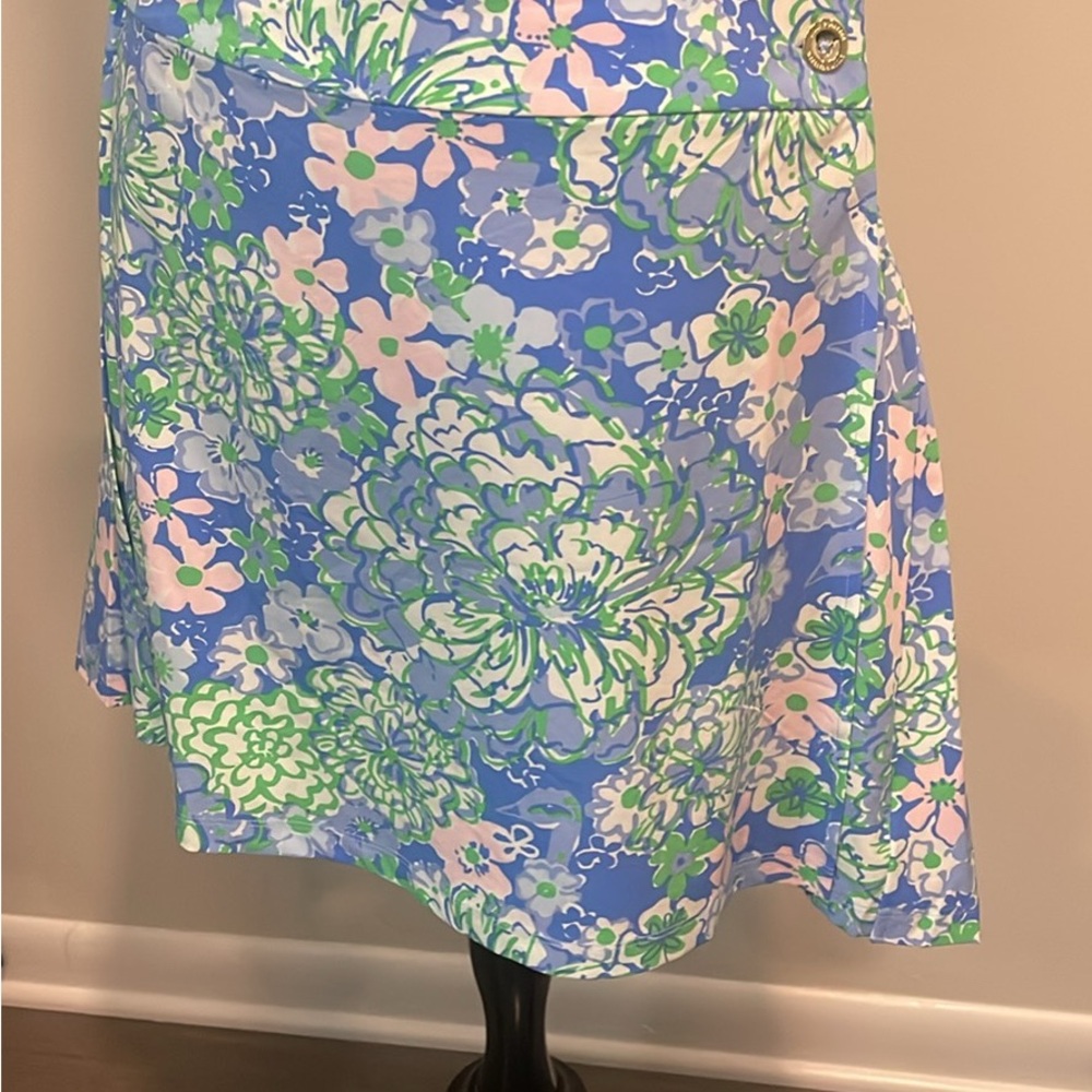 NWT Lilly Pulitzer Luxletic Latitude High Rise Skort Sz 14 PF/SF Home